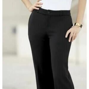 Monroe & Main black cropped pants 3 button hem detail women’s 16w.  High rise